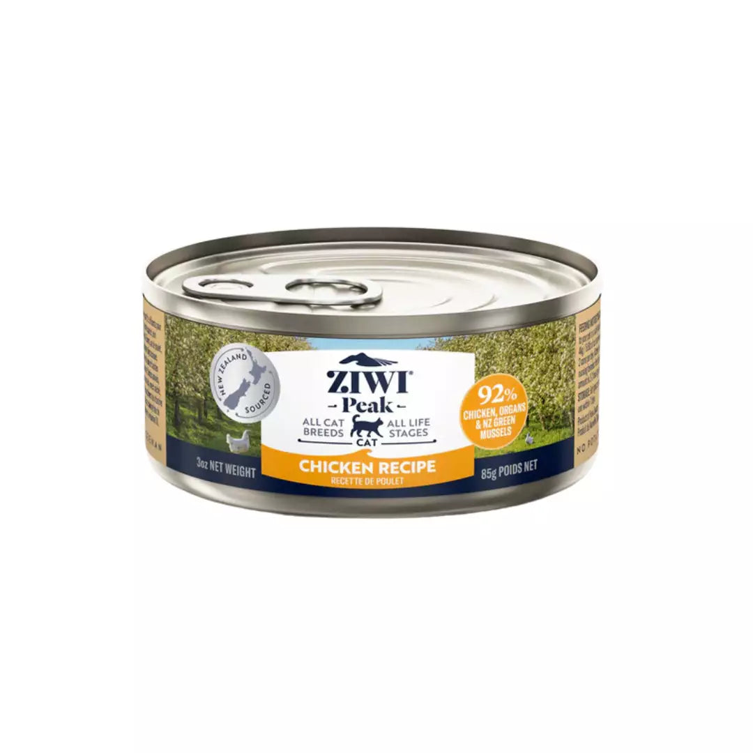 ZiwiPeak kana kissan märkäruokatölkki.