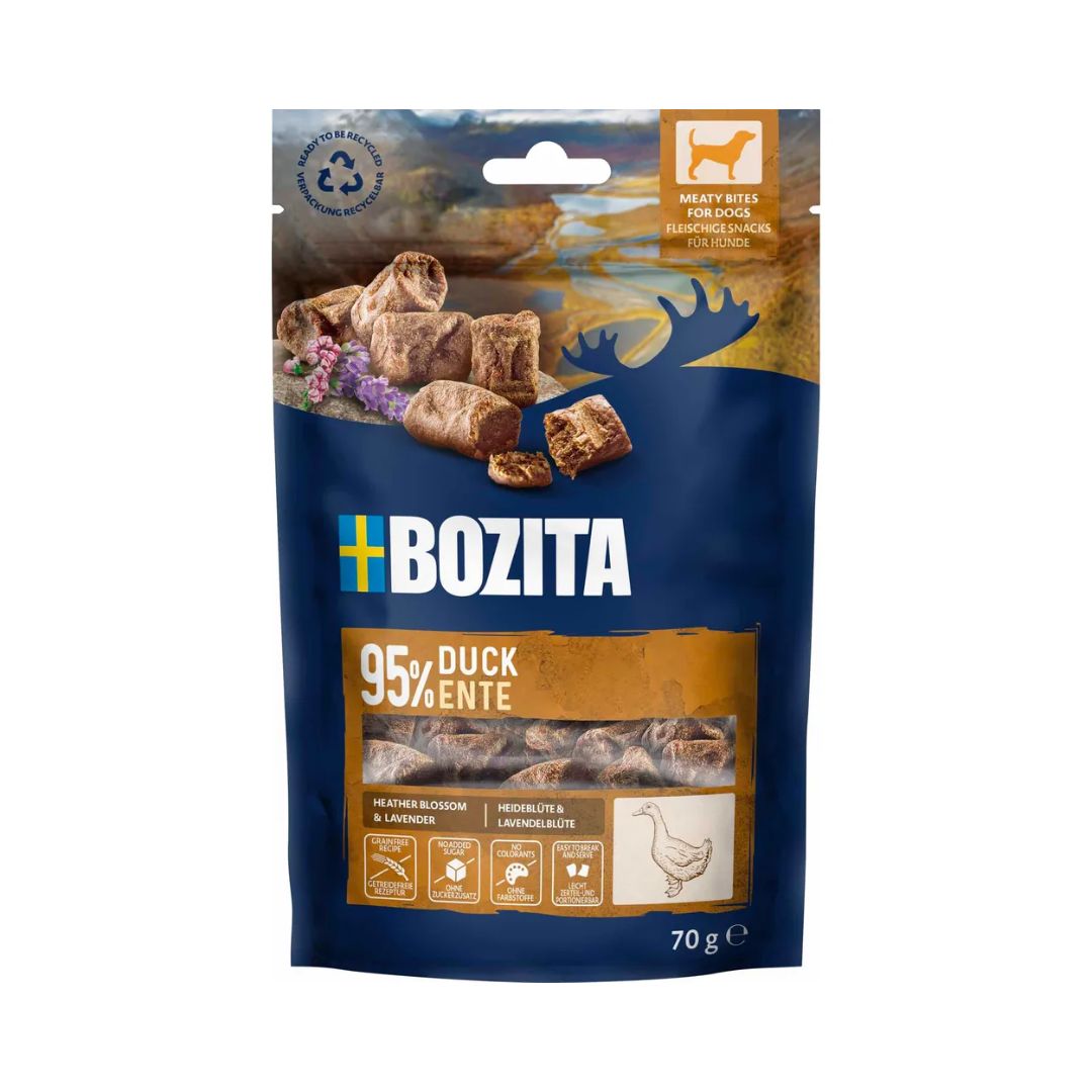 Bozita Snacks Meatybites ankka 70 g