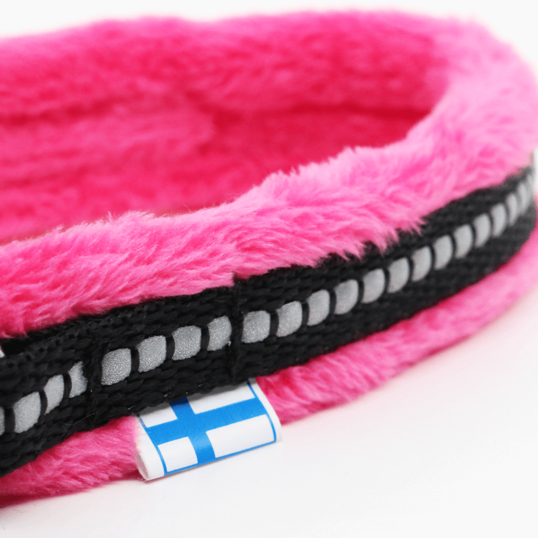 Kusse&Kutta Mini puolikuristava kaulapanta, pinkki