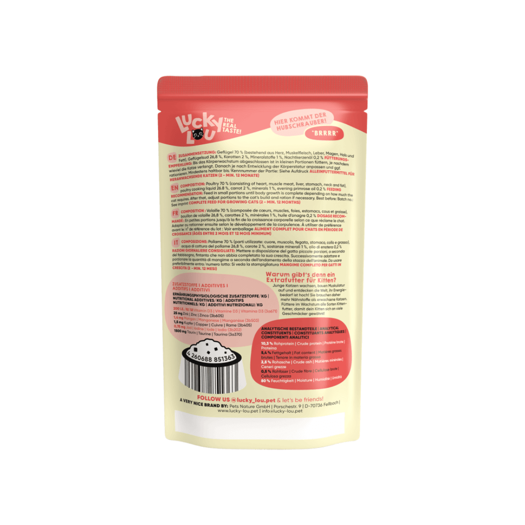 Lucky Lou LS Kitten siipikarja 125 g