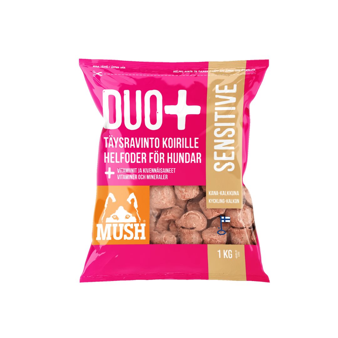 MUSH DUO+ Sensitive Kana-kalkkuna