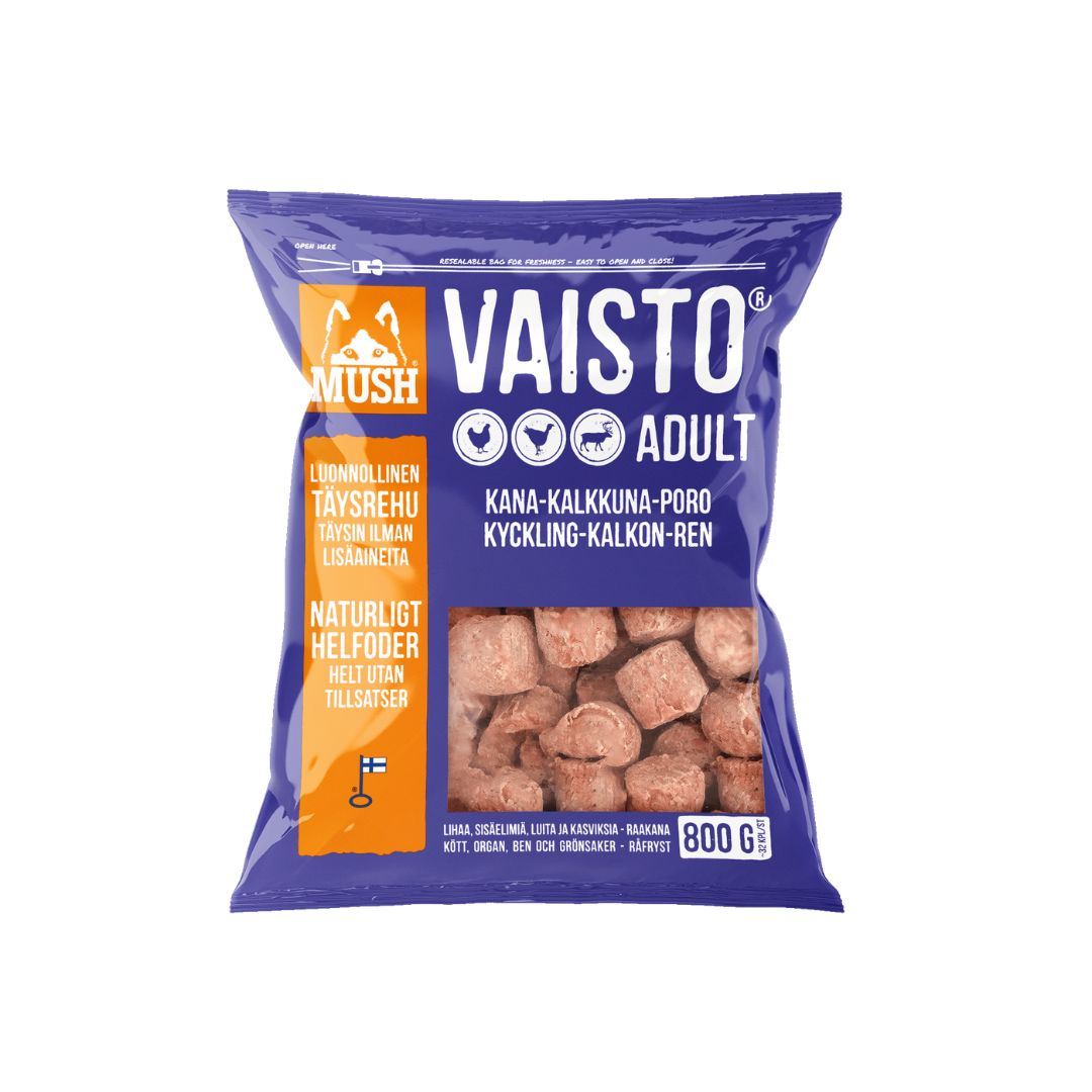 MUSH Vaisto Kalkkuna-kana-poro 800 g