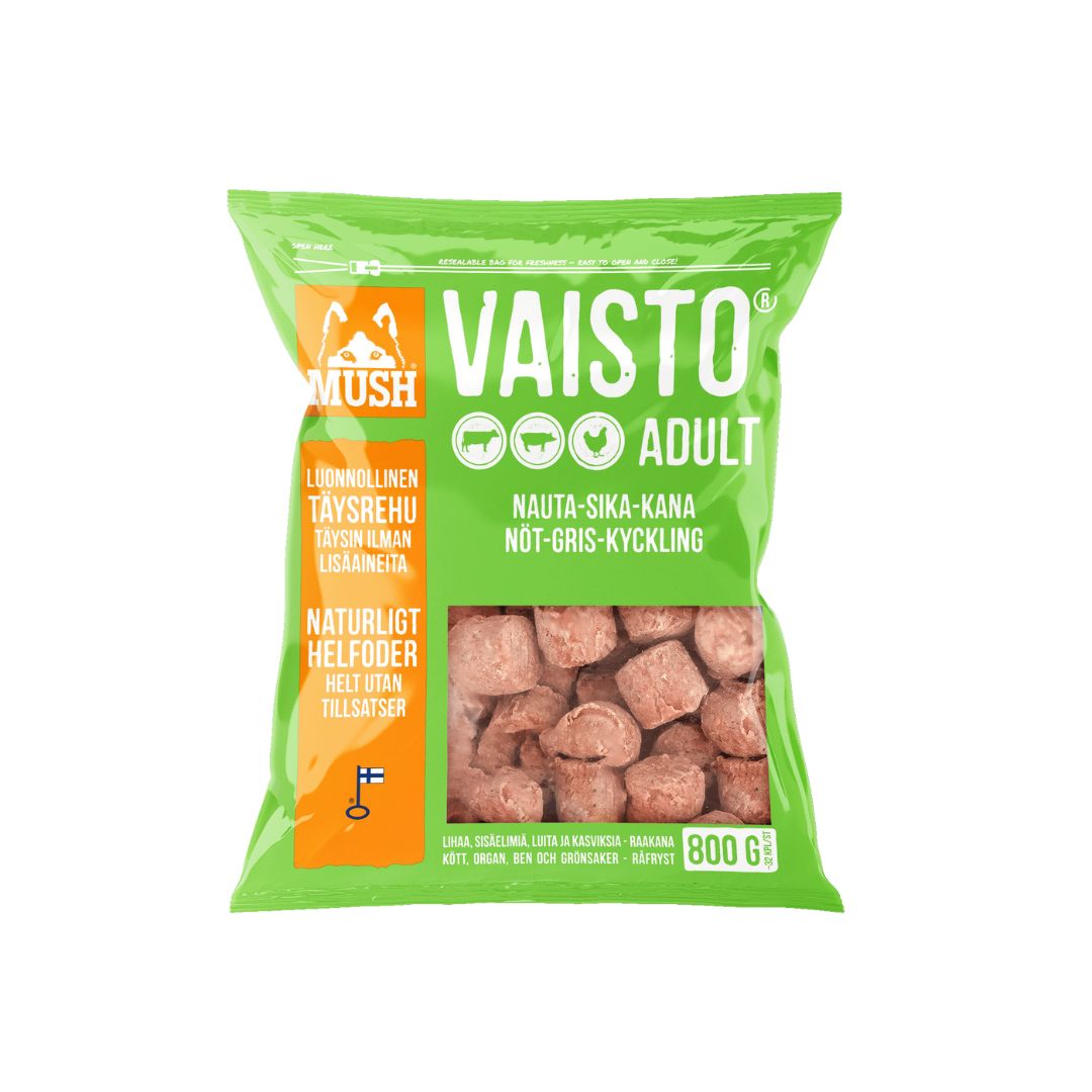 MUSH Vaisto Vihreä Nauta-sika-kana