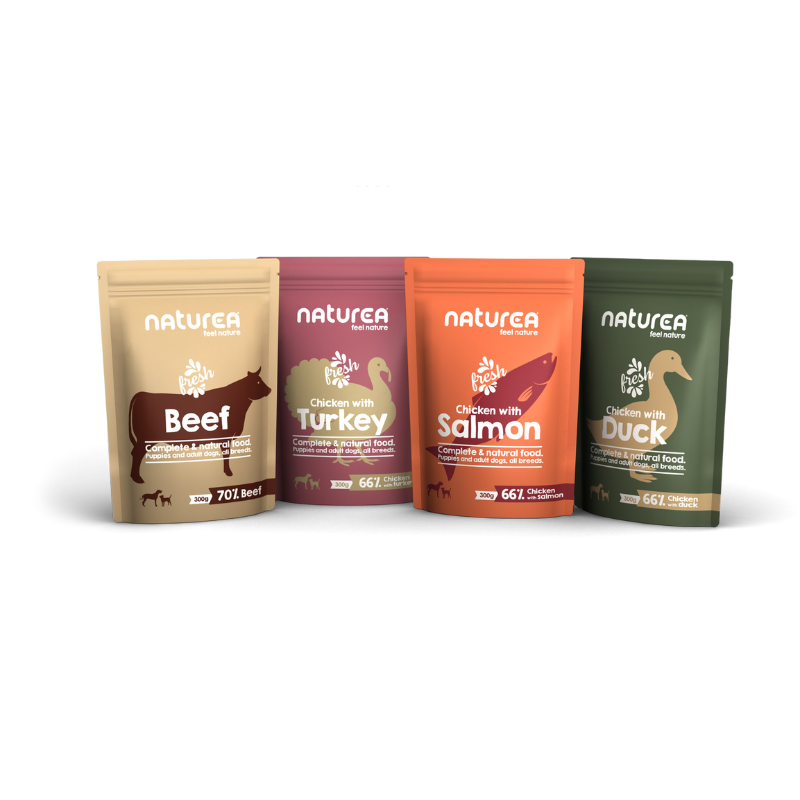 Naturea Dog Nauta koiran märkäruoka 300 g