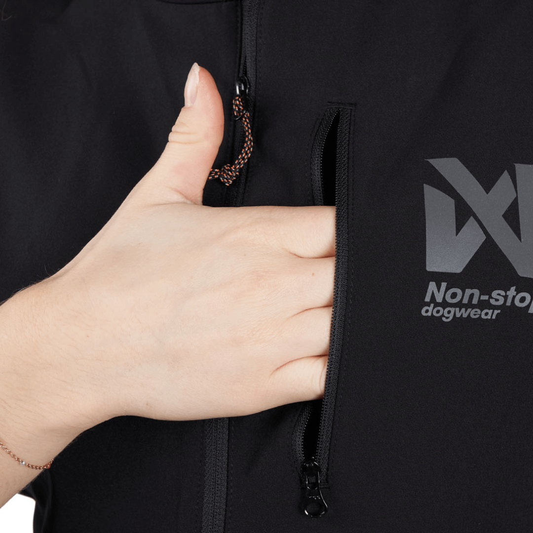 Non-stop dogwear Obedience vest light naisten treeniliivi, musta