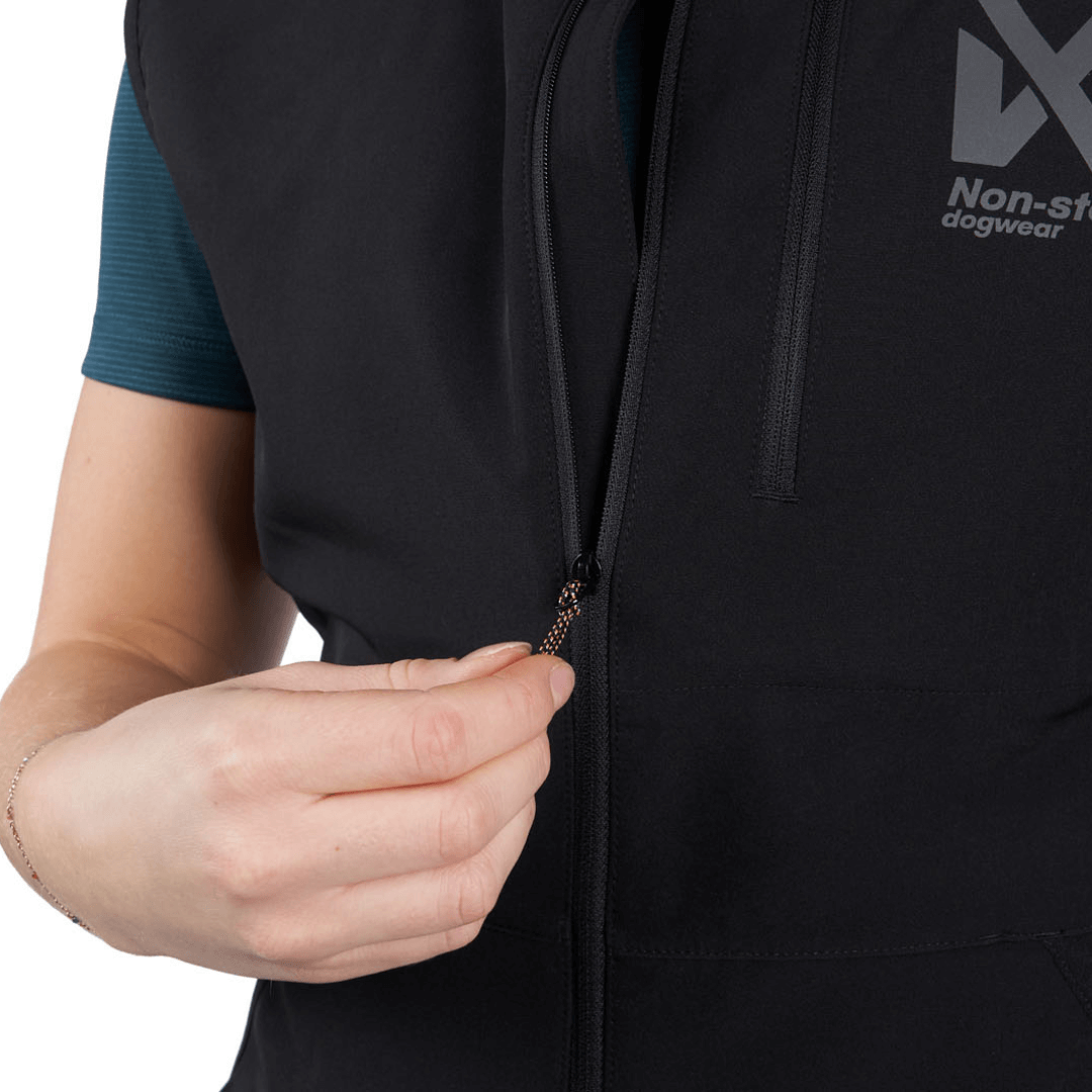 Non-stop dogwear Obedience vest light naisten treeniliivi, musta