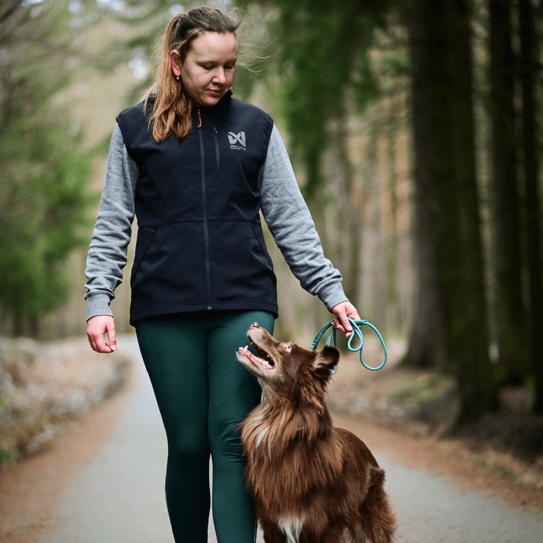 Non-stop dogwear Obedience vest light naisten treeniliivi, musta