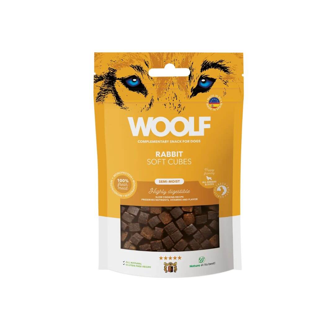Woolf jänis koiran makupala 100 g