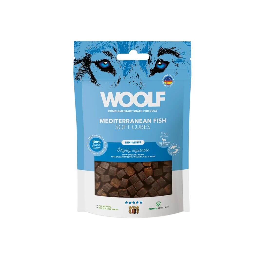 Woolf Välimeren kalat koiran makupala 100 g
