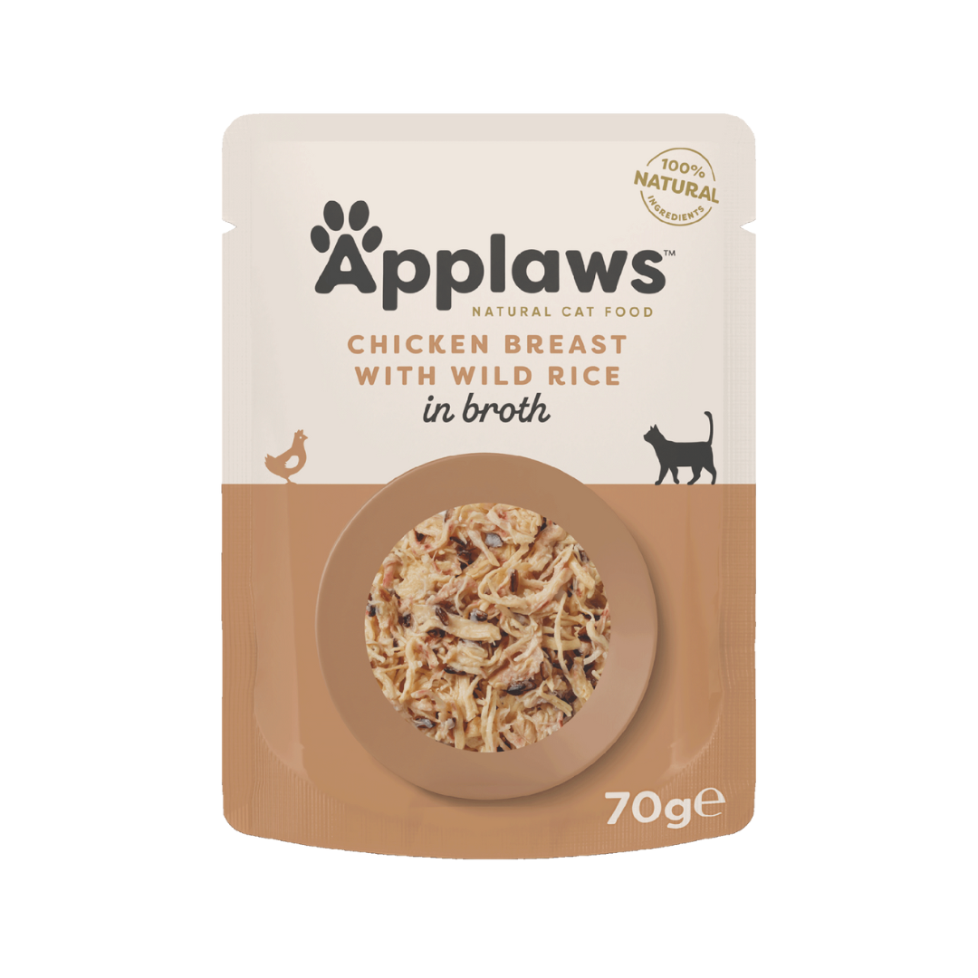 Applaws Kananrinta ja villiriisi 70 g kissan märkäruoka