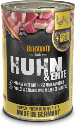Belcando Super Premium Kana ja Ankka koiran märkäruoka