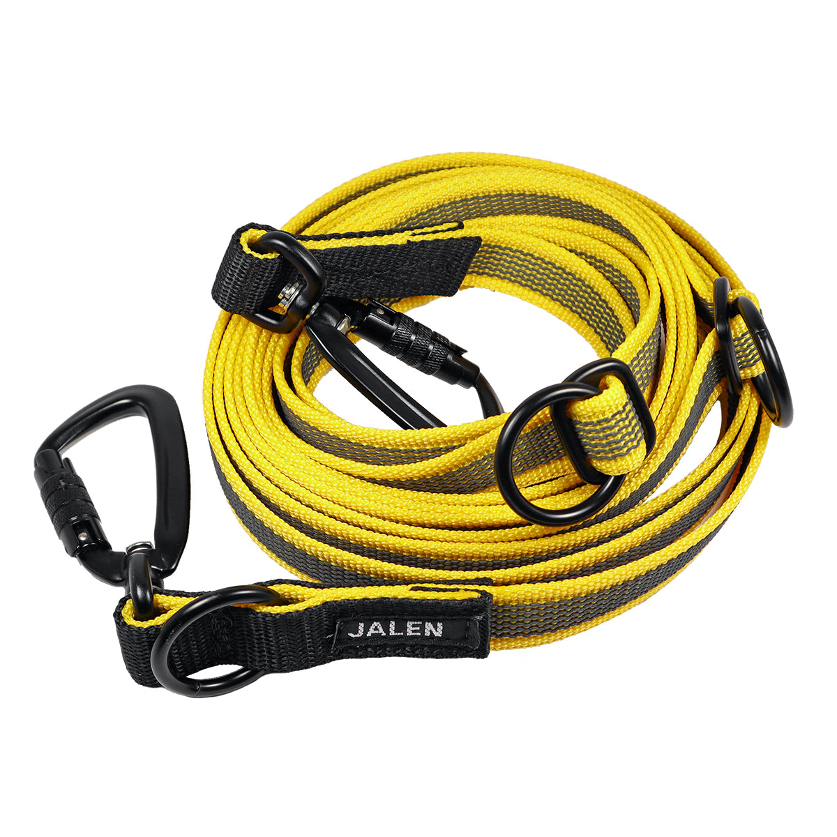 JALEN Twistlock Grip monitoimihihna, keltainen 350cm