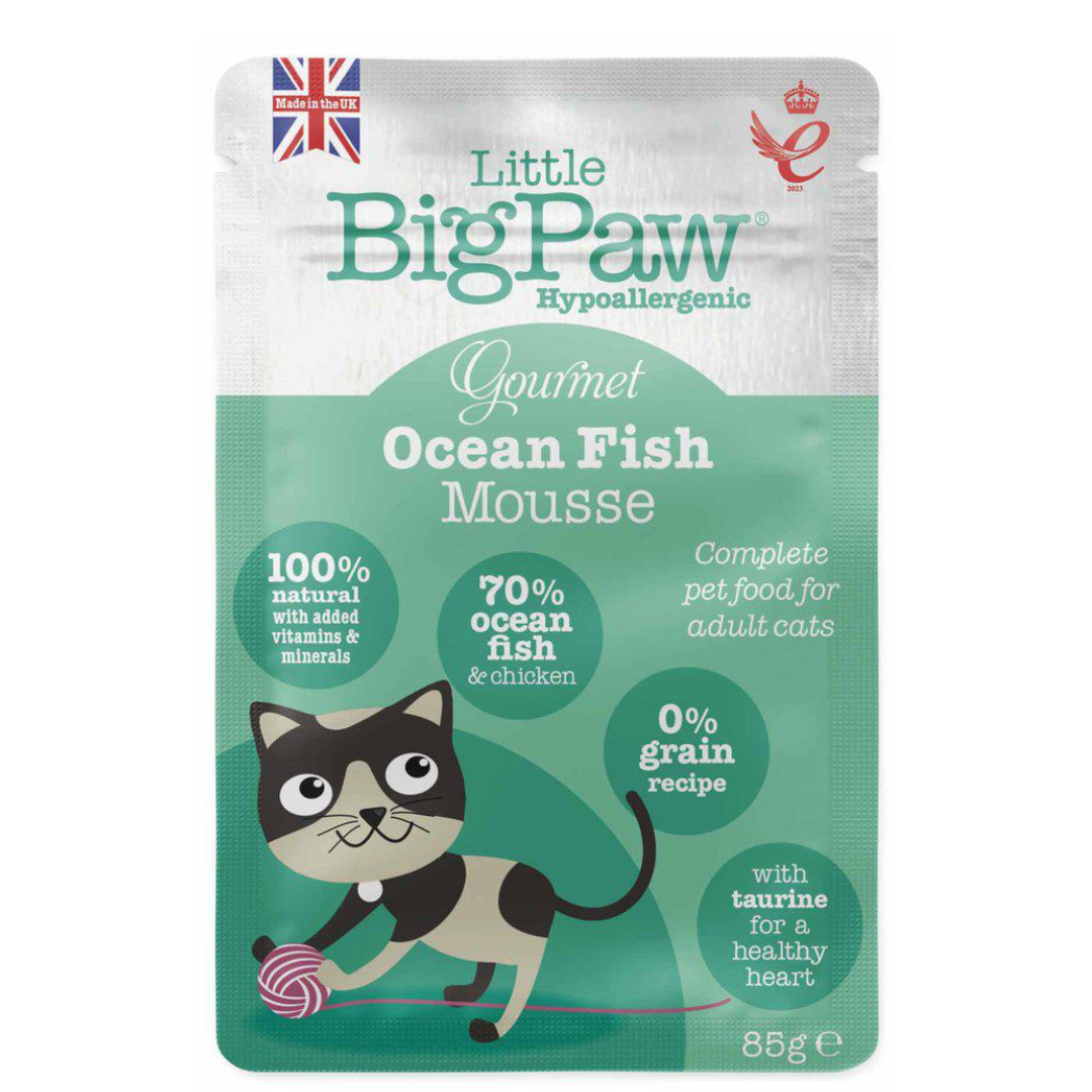 Little BigPaw Gourmet Atlantic Ocean Fish Mousse 85 g kissan märkäruoka