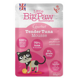 Little BigPaw Gourmet Atlantic Tuna Mousse 85 g kissan märkäruoka