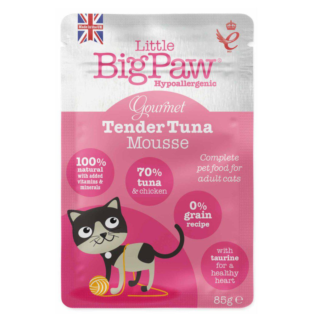 Little BigPaw Gourmet Atlantic Tuna Mousse 85 g kissan märkäruoka