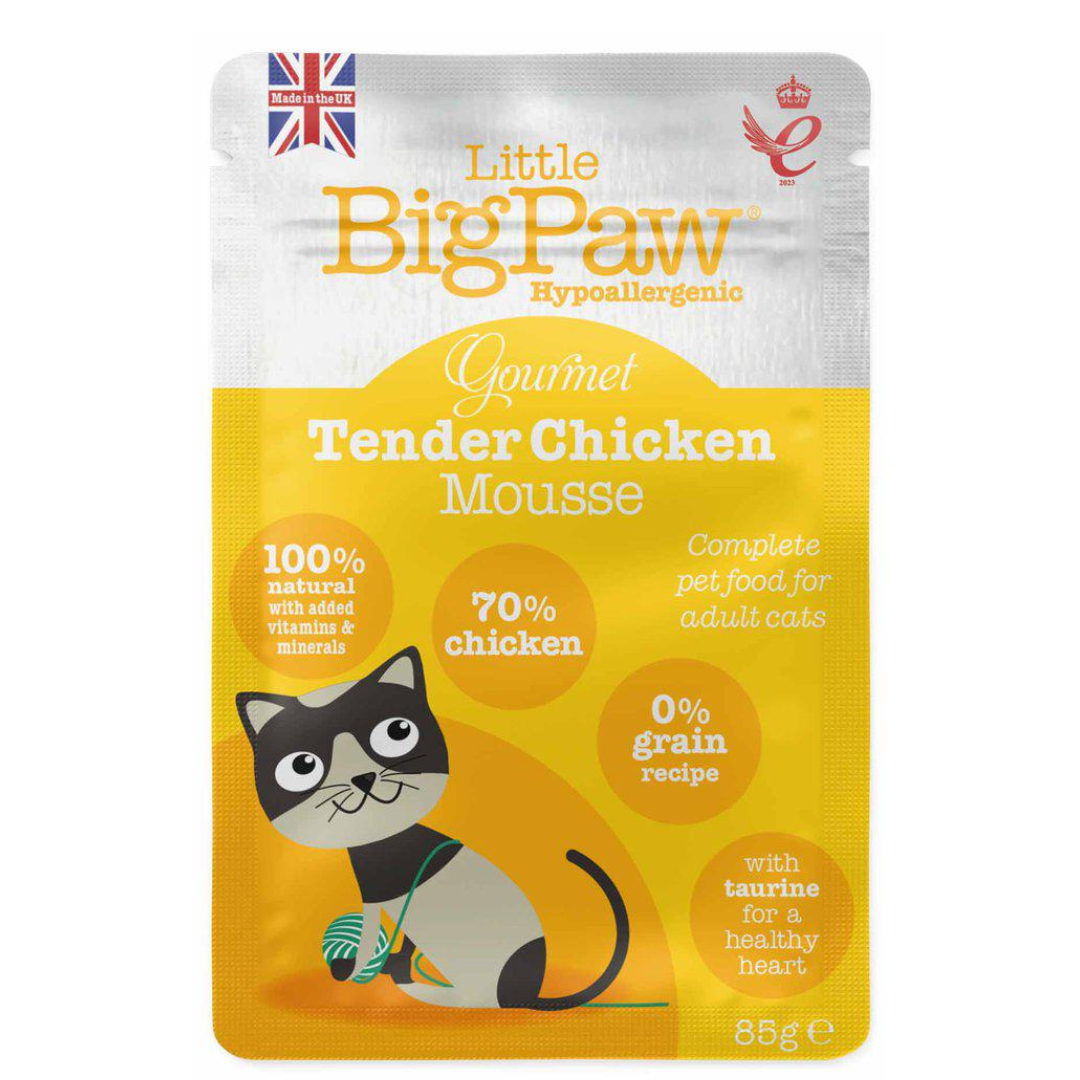 Little BigPaw Gourmet Tender Chicken Mousse 85 g kissan märkäruoka