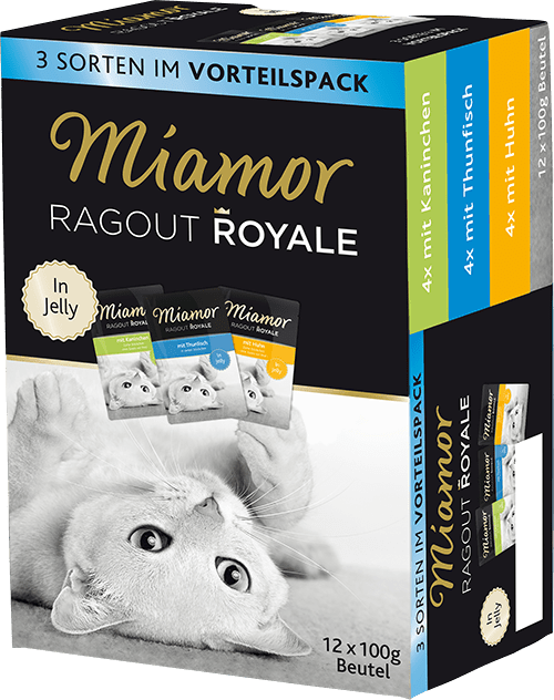 Miamor Ragout Royale Kani, tonnikala ja kana 12x100g monipakkaus