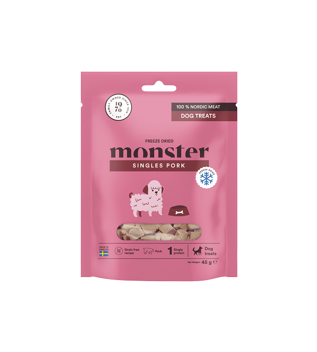 Monster Dog sika pakastekuivatut makupalat 45 g
