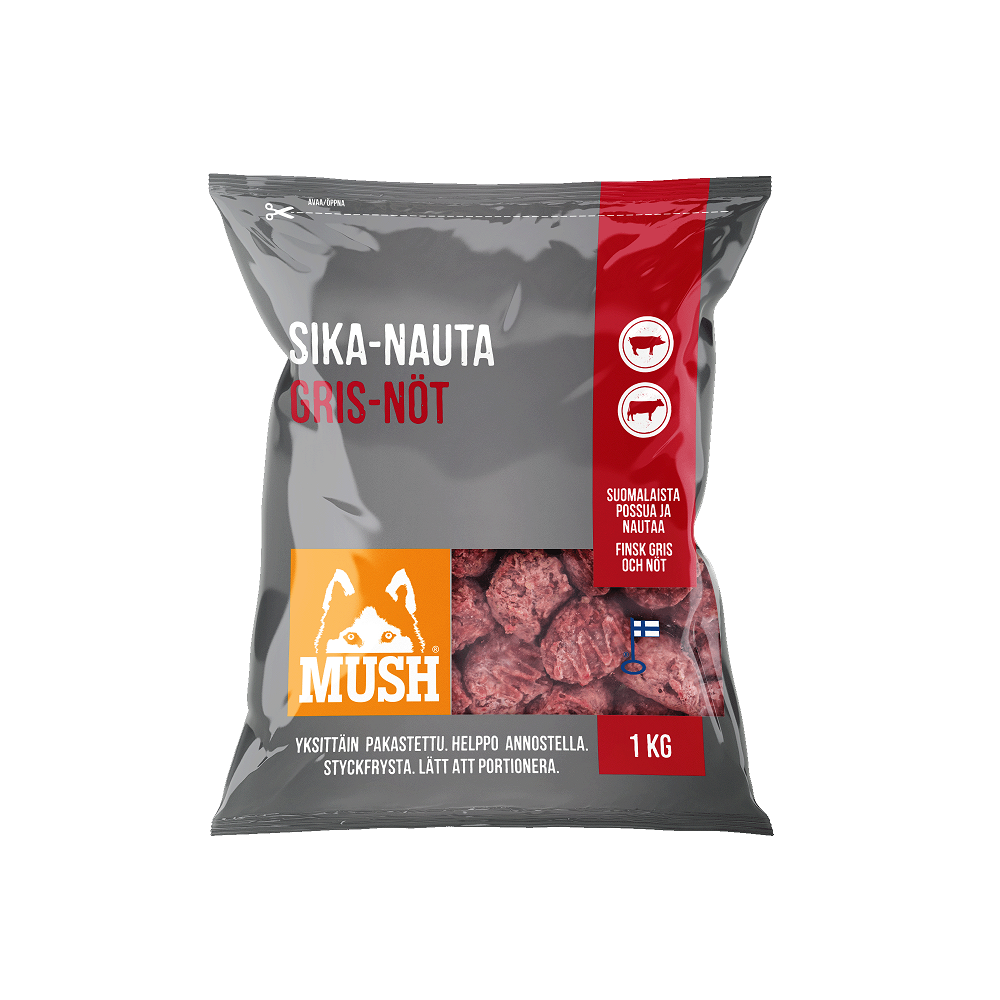 MUSH Basic Sika-nauta pulla 1 kg
