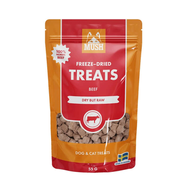 MUSH Freeze-dried Treat pakastekuivattu nauta 55 g