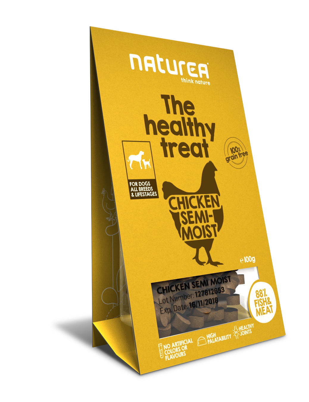 Naturea Treats Chicken 100g koiran makupala