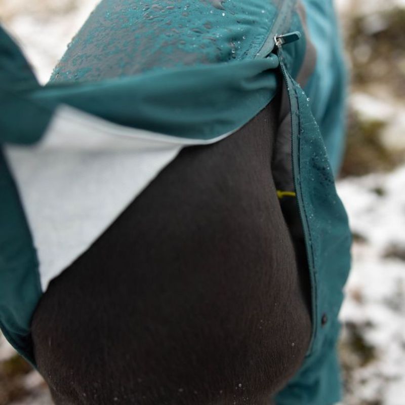Non-stop dogwear Fjord overall koiran sadehaalari petrooli