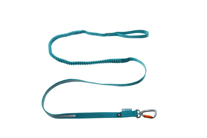 Non-stop dogwear Touring Bungee Leash joustotalutin, teal