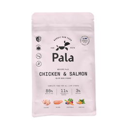 Pala Resepti #2 Kana ja lohi viljaton koiranruoka