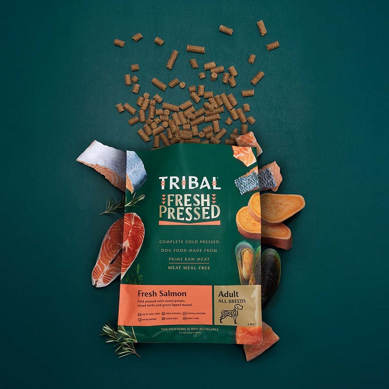 Tribal Fresh Pressed Adult Salmon kylmäpuristettu kuivaruoka
