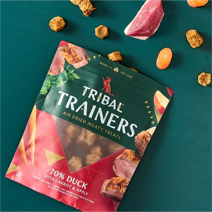 Tribal Trainers Duck, Carrot & Apple koiran makupala 80 g