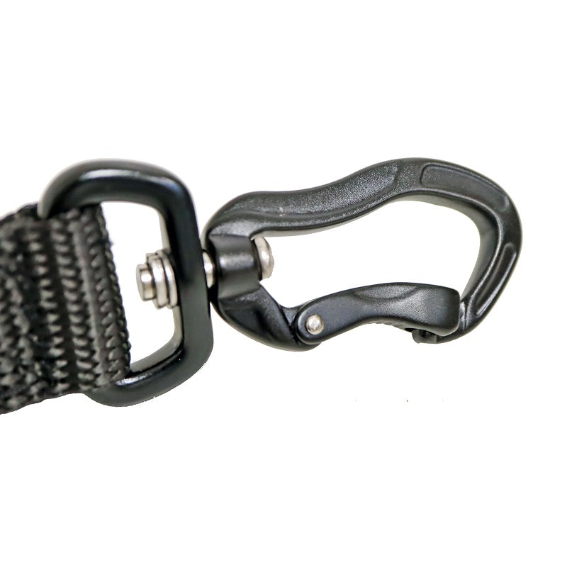 Wild Woof säädettävä talutin kahvalla, musta-fuksia