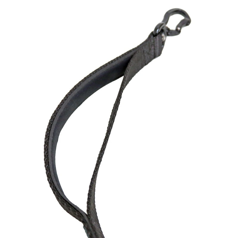 Wild Woof säädettävä talutin kahvalla, musta-petrooli