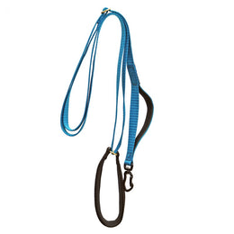 Wild Woof säädettävä talutin kahvalla, musta-petrooli