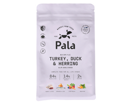 Pakaste- ja ilmakuivattu koiranruoka