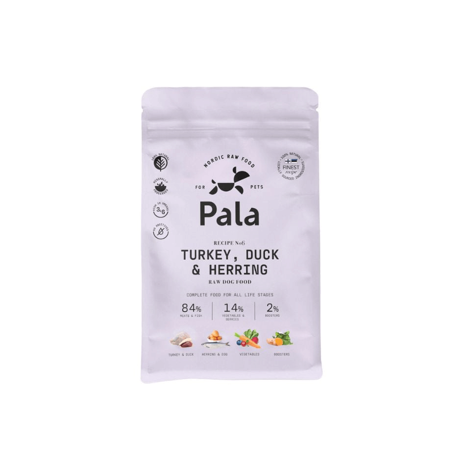 Pakaste- ja ilmakuivattu koiranruoka