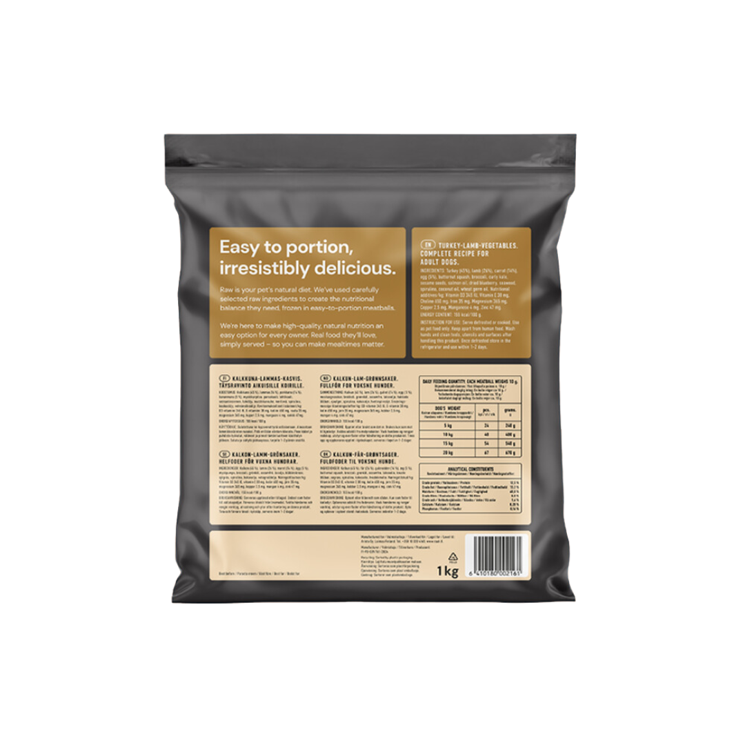 Nutriment by RAUH! Kalkkuna-Lammas 1 kg