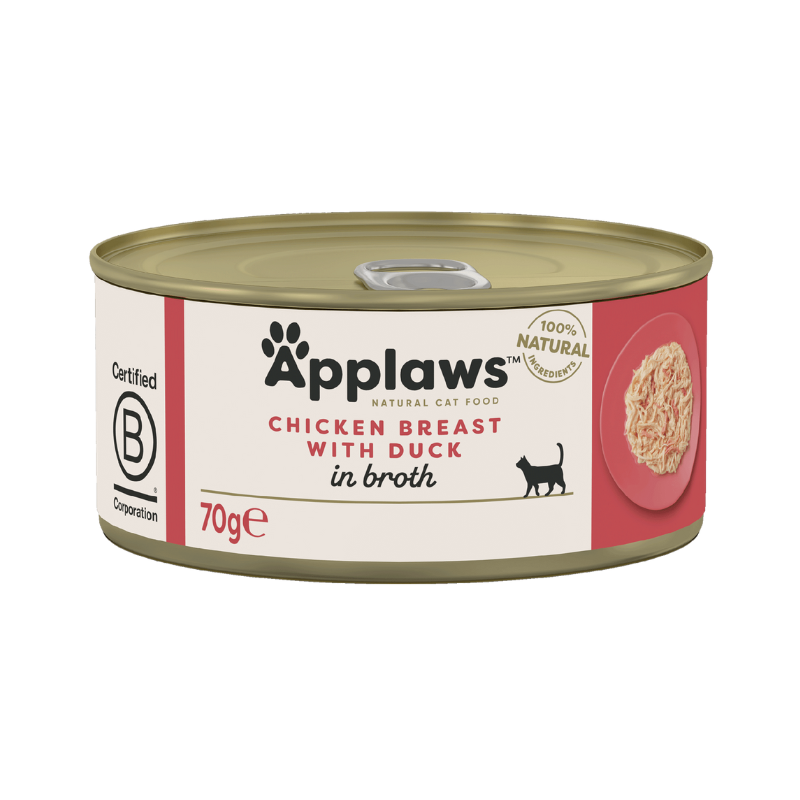 Applaws Kana & Ankka 70g kissan märkäruoka