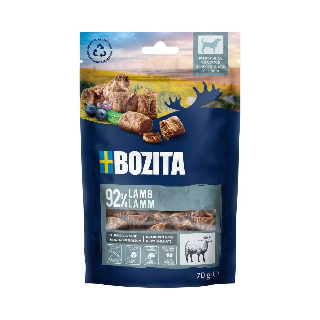 Bozita Snacks Meatybites Lamb 70g