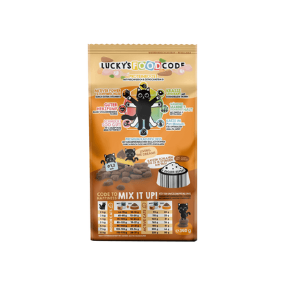 Lucky Lou Adult siipikarja ja ankka kissan kuivaruoka 340 g
