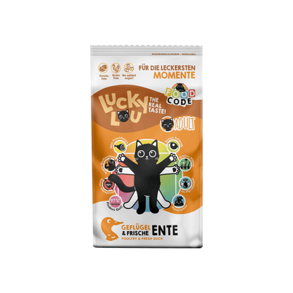 Lucky Lou Adult siipikarja ja ankka kissan kuivaruoka 340 g