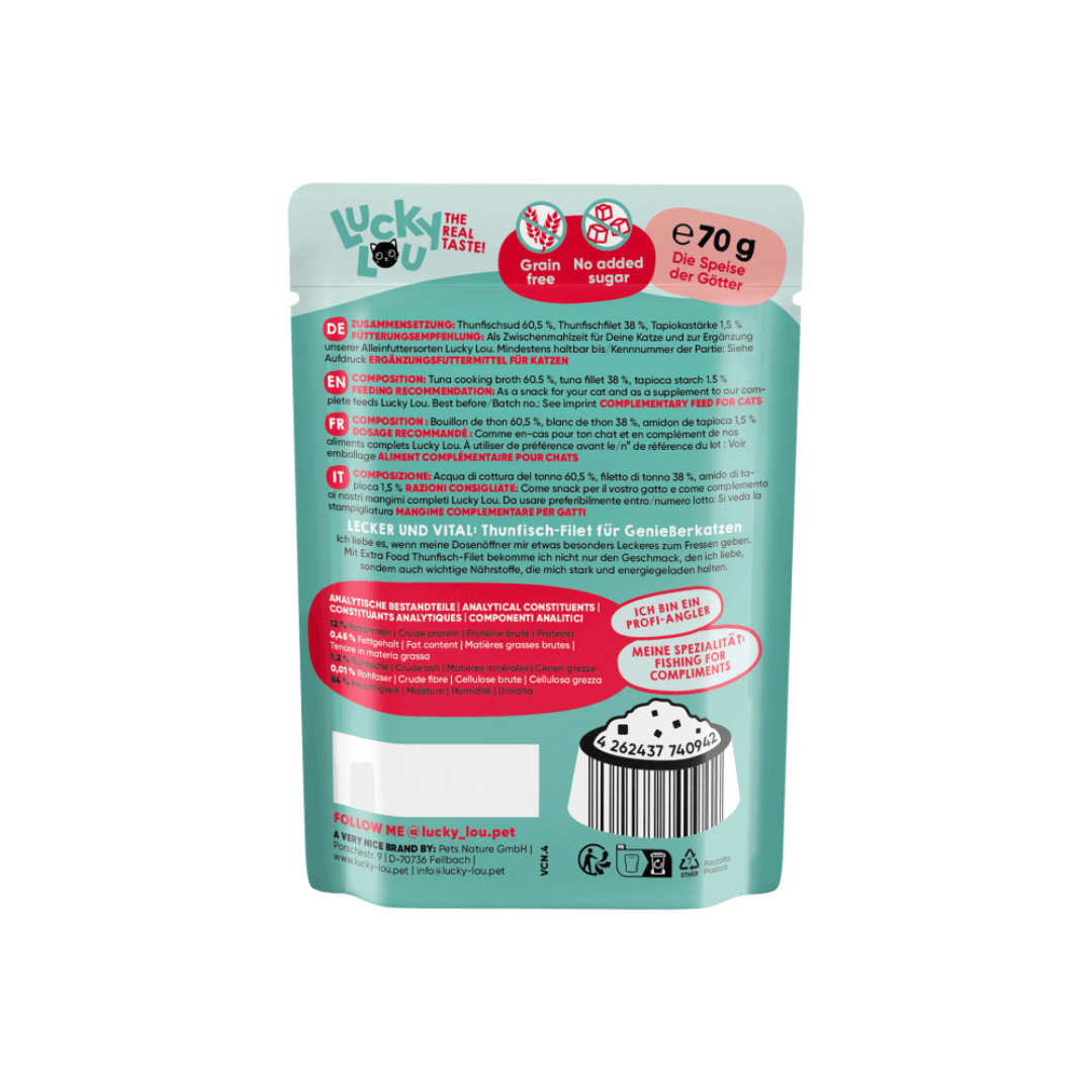 Lucky Lou Extra tonnikalafilee hyytelössä 70 g