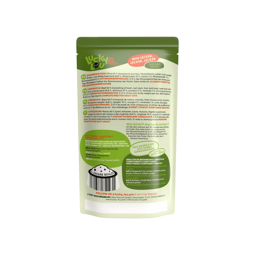 Lucky Lou LS nauta ja villisika 125 g