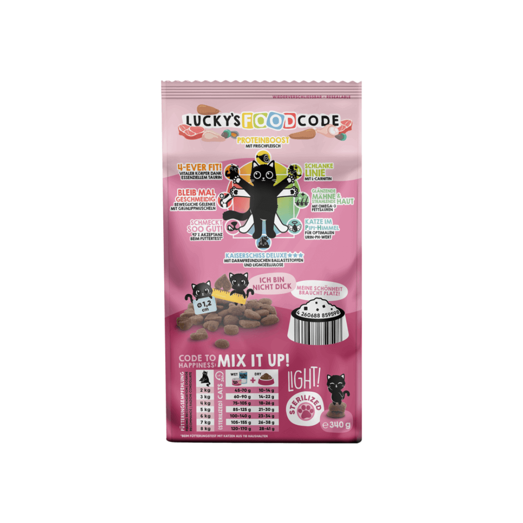 Lucky Lou Light siipikarja ja lammas kuivaruoka 340 g