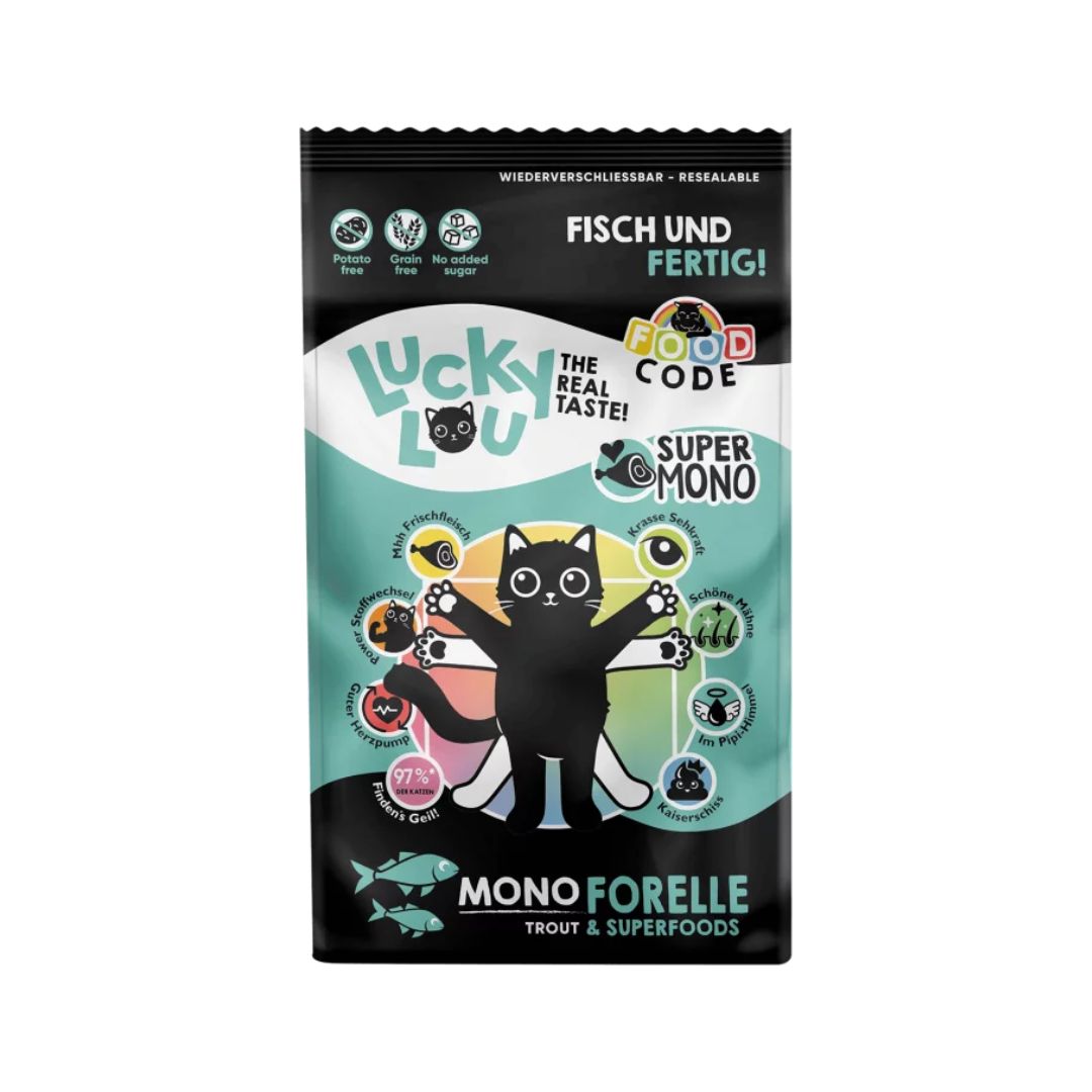 Lucky Lou Mono Taimen kuivaruoka 340g