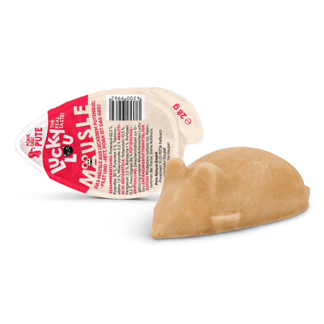 Lucky Lou Mouse kalkkuna 28 g kissanherkku