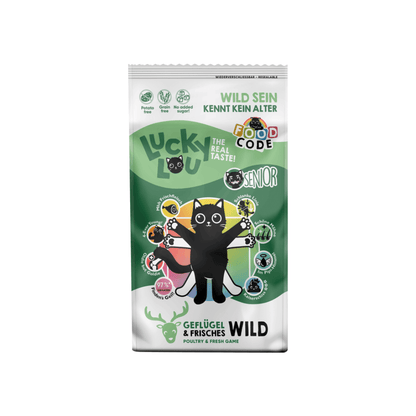 Lucky Lou Senior siipikarja ja riista seniorikissan kuivaruoka