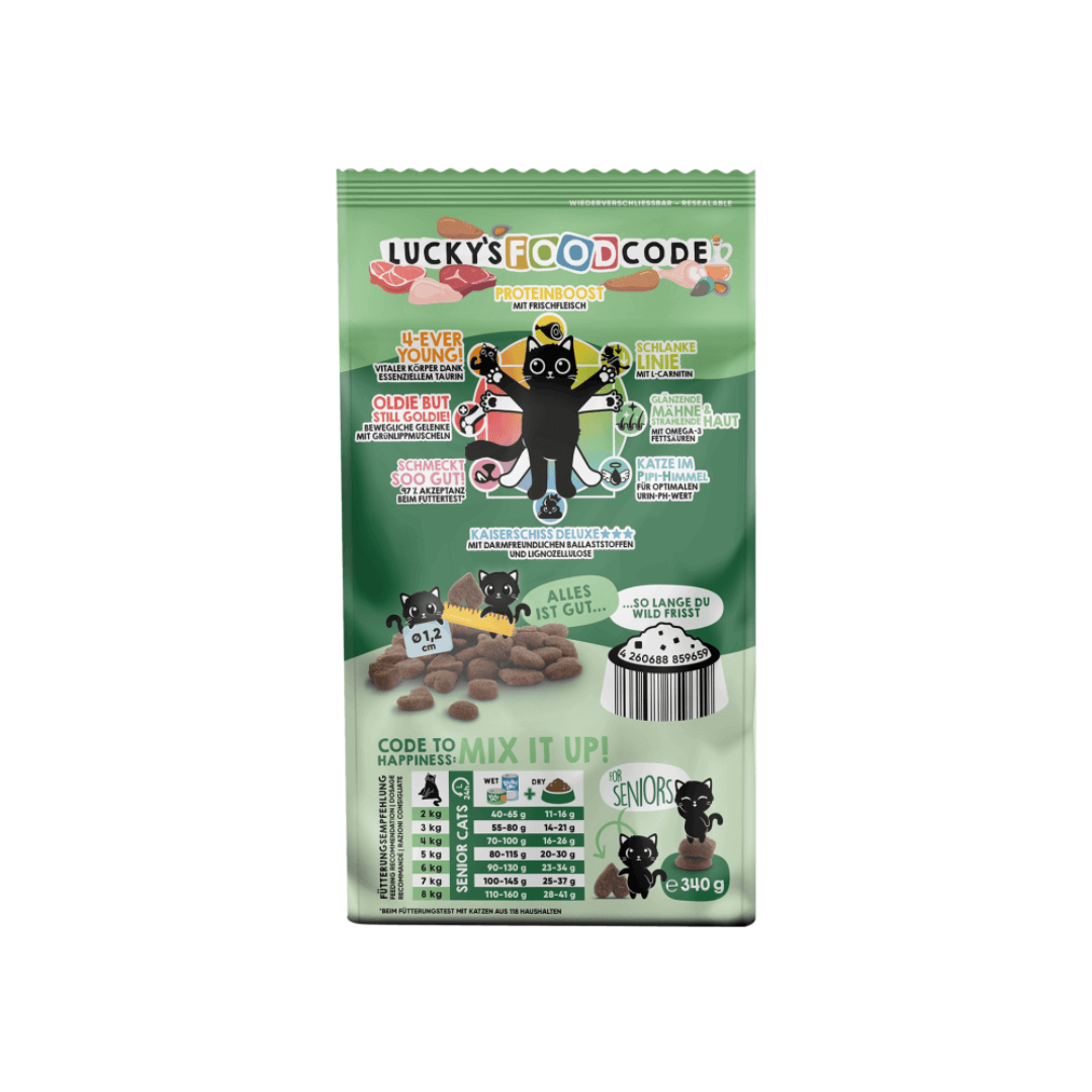 Lucky Lou Senior siipikarja ja riista seniorikissan kuivaruoka