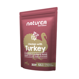 Naturea Dog Kana ja kalkkuna koiran märkäruoka 300 g