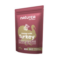 Naturea Dog Kana ja kalkkuna koiran märkäruoka 300 g