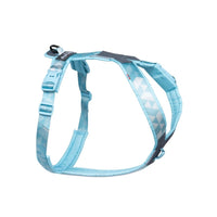 Non-stop dogwear Trekking line harness CLIP'N™ koiran valjaat, ice blue